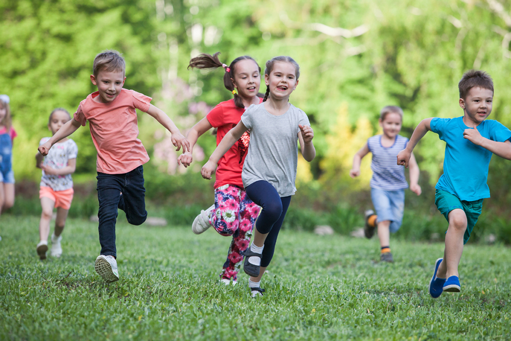 Outdoor Play Helps Them Blow Off Steam